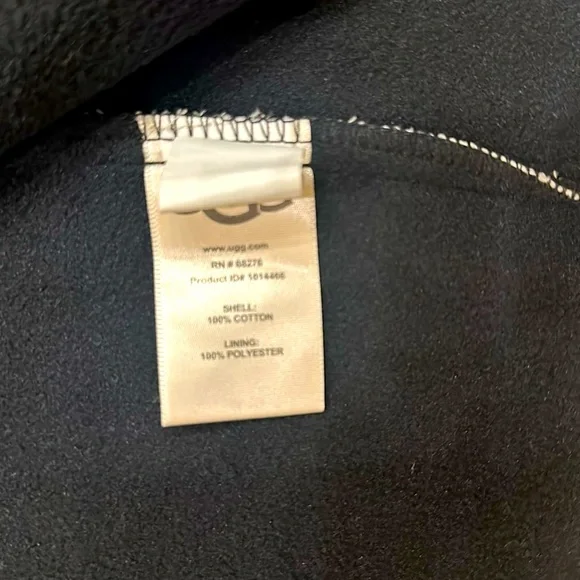 UGG MENS BELTED MULTICOLOR PLAID KALIB ROBE -COTTON WITH COZY LINING SIZE MEDIUM - Picture 12 of 12